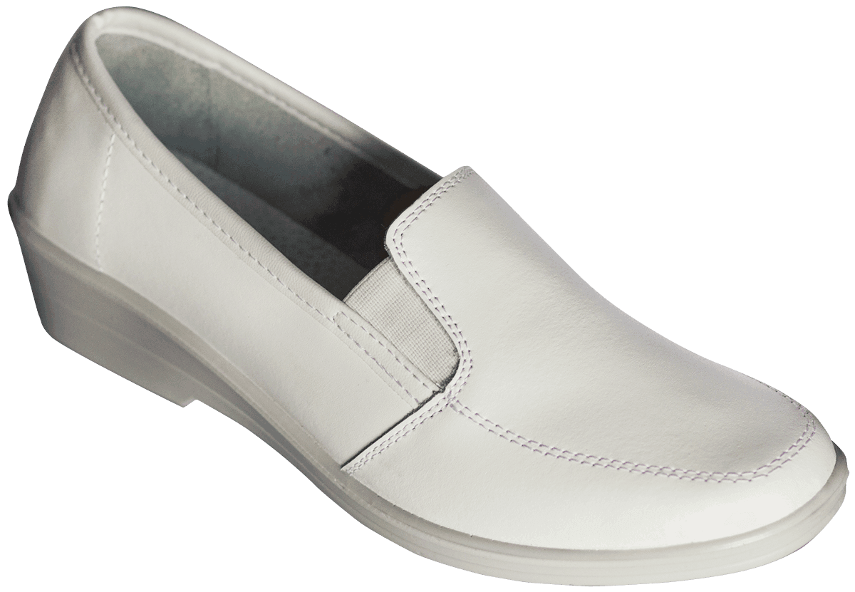 Туфли АЛМИ, женские, кожаные ПУ (белые)